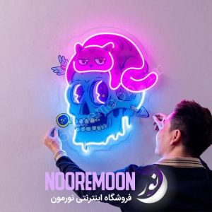 فتونئون-اسکلت-و-گربه-فروشگاه-نورمون